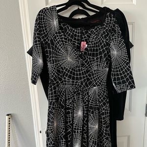 Vixen by Micheline Pitt Wicked Swing dress in Vintage Spiderweb